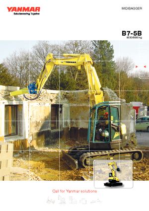 Bageri gusjeničari Yanmar B 7 Sigma