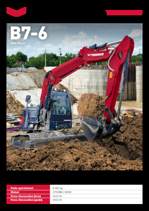 Bageri gusjeničari Yanmar B7-6 