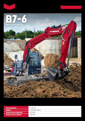 Bageri gusjeničari Yanmar B7-6 