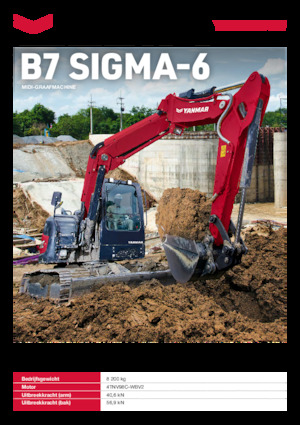 Bageri gusjeničari Yanmar B7-6 