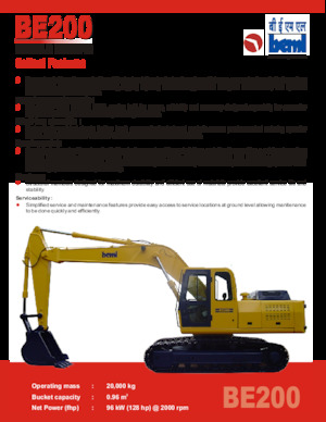 Bageri gusjeničari Beml BE200