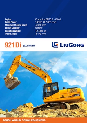 Bageri gusjeničari Liugong 921Di
