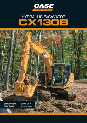 Bageri gusjeničari Case CX 130 B LC