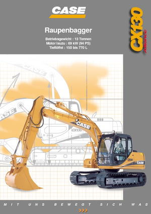 Bageri gusjeničari Case CX 130