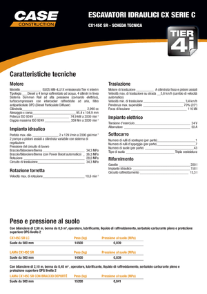 Bageri gusjeničari Case CX145C 