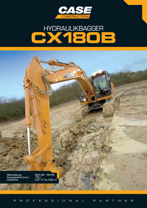 Bageri gusjeničari Case CX 180 B LC
