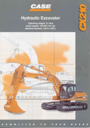 Bageri gusjeničari Case CX 210