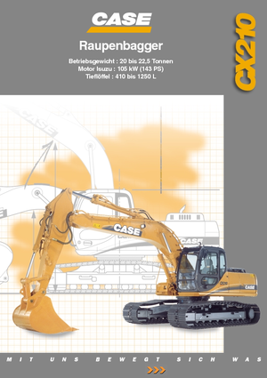 Bageri gusjeničari Case CX 210