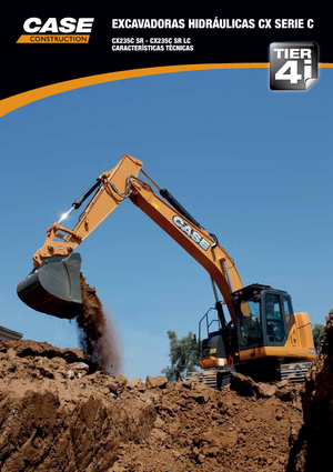 Bageri gusjeničari Case CX235CSR 