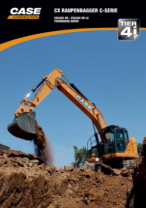 Bageri gusjeničari Case CX235CSR 