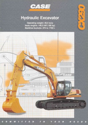 Bageri gusjeničari Case CX 290