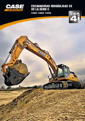 Bageri gusjeničari Case CX 350 C LC Mono