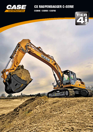 Bageri gusjeničari Case CX 350 C LC Mono