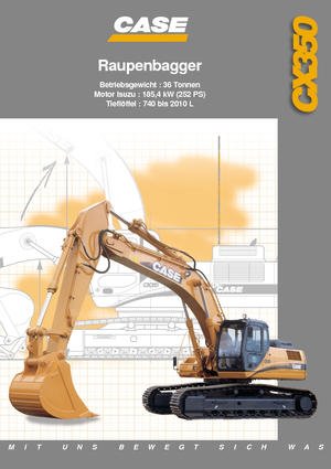 Bageri gusjeničari Case CX 350