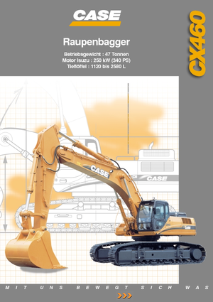 Bageri gusjeničari Case CX 460