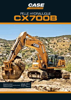 Bageri gusjeničari Case CX 700 B