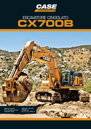 Bageri gusjeničari Case CX 700 B