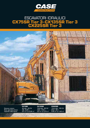 Bageri gusjeničari Case CX 225 SR