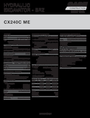 Bageri gusjeničari Case CX240C ME