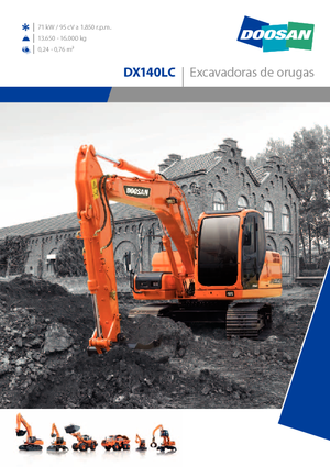 Bageri gusjeničari Doosan DX 140 LC