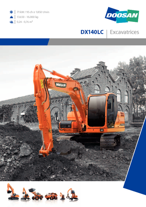 Bageri gusjeničari Doosan DX 140 LC