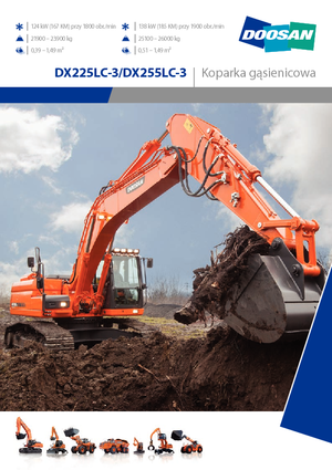 Bageri gusjeničari Doosan DX255NLC-3