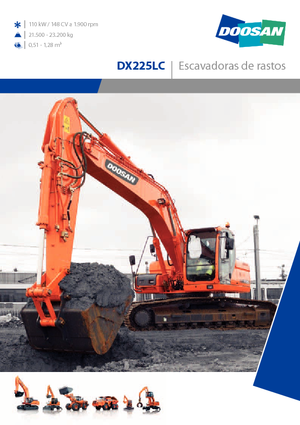 Bageri gusjeničari Doosan DX 225 LC
