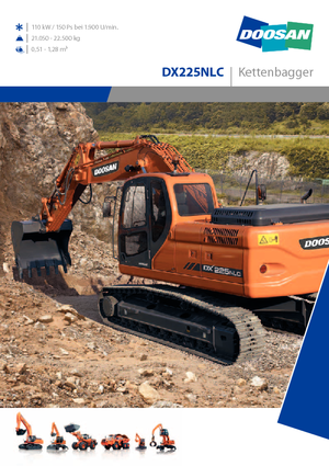 Bageri gusjeničari Doosan DX 225 N LC