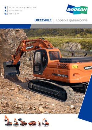 Bageri gusjeničari Doosan DX 225 N LC