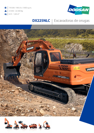Bageri gusjeničari Doosan DX 225 N LC
