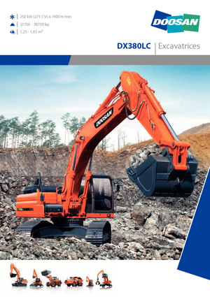 Bageri gusjeničari Doosan DX 380 LC