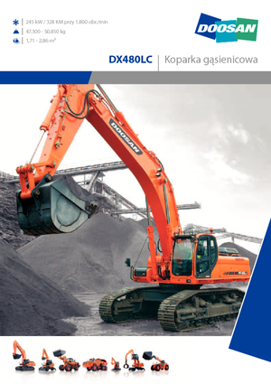 Bageri gusjeničari Doosan DX 480 LC