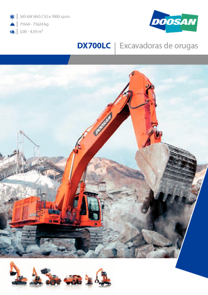 Bageri gusjeničari Doosan DX700LC