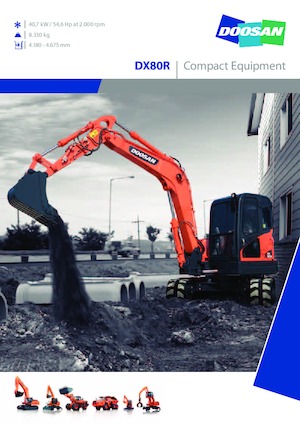 Bageri gusjeničari Doosan DX 80 R 3