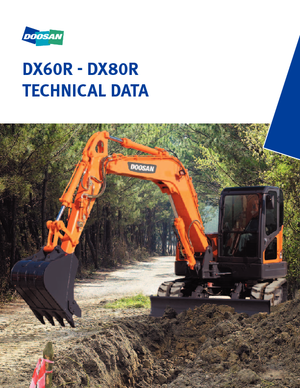 Bageri gusjeničari Doosan DX 80 R