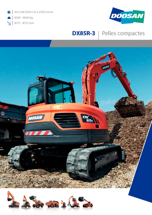 Bageri gusjeničari Doosan DX 85 R 3