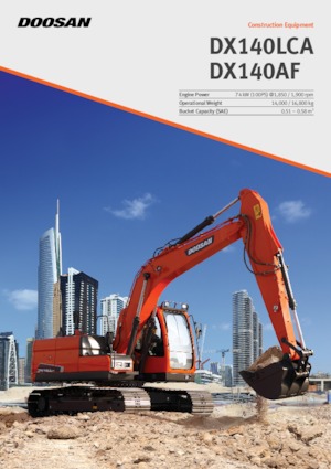 Bageri gusjeničari Doosan DX140LCA