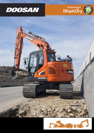 Bageri gusjeničari Doosan DX140LCR-5