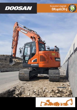 Bageri gusjeničari Doosan DX140LCR-5