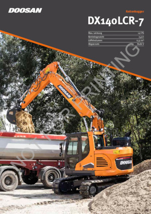 Bageri gusjeničari Doosan DX140LCR-7