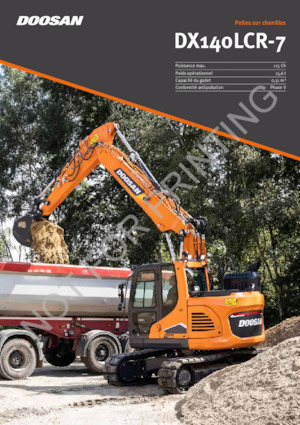 Bageri gusjeničari Doosan DX140LCR-7
