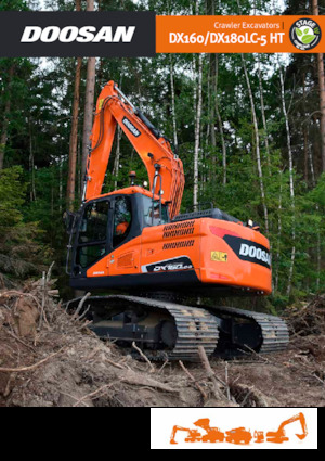 Bageri gusjeničari Doosan DX160LC-5 HT