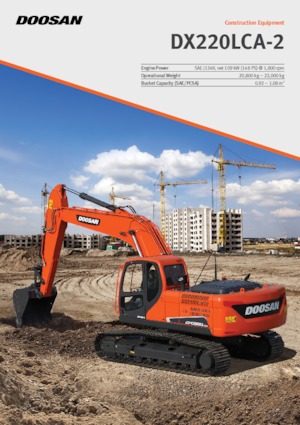 Bageri gusjeničari Doosan DX220LCA-2