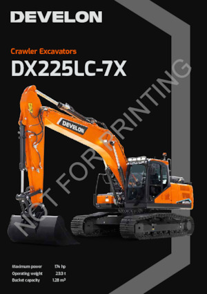 Bageri gusjeničari Develon DX225LC-7X 