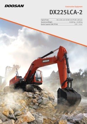 Bageri gusjeničari Doosan DX225LCA-2
