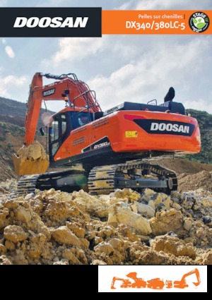 Bageri gusjeničari Doosan DX340LC-5