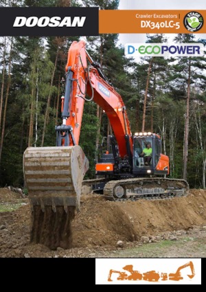 Bageri gusjeničari Doosan DX340NLC-5