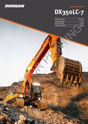 Bageri gusjeničari Doosan DX350LC-7