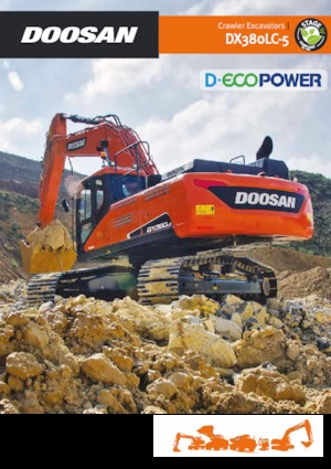 Bageri gusjeničari Doosan DX380NLC-5