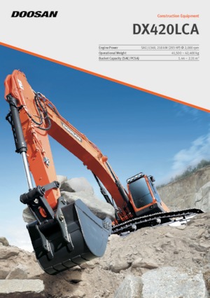 Bageri gusjeničari Doosan DX420LCA